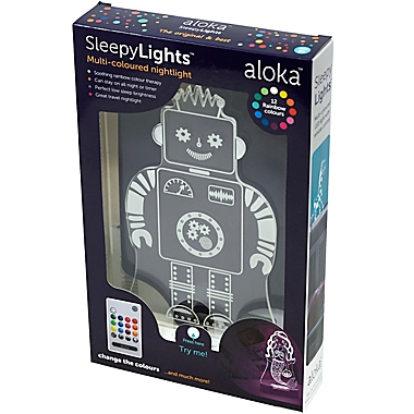 Lumenico SleepyLights&trade; Robot LED Nightlight. View a larger version of this product image.