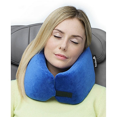 Travelrest&reg; Nest&trade; Ultimate Memory Foam Travel Pillow in Blue. View a larger version of this product image.