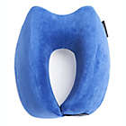 Alternate image 2 for Travelrest&reg; Nest&trade; Ultimate Memory Foam Travel Pillow in Blue