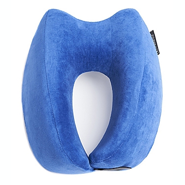 Travelrest&reg; Nest&trade; Ultimate Memory Foam Travel Pillow in Blue. View a larger version of this product image.