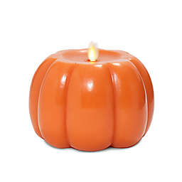 Luminara® Real-Flame Effect Pumpkin Candle in Orange