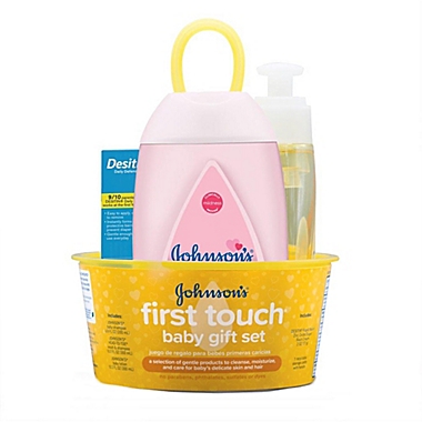 Johnson&#39;s&reg; First Touch Baby Gift Set. View a larger version of this product image.