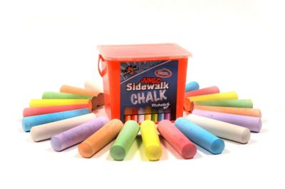 Regal Games Chalk City 20-Pack Jumbo Multicolor Sidewalk Chalk