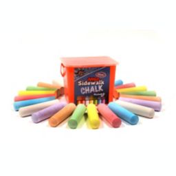 Regal Games Chalk City 20-Pack Jumbo Multicolor Sidewalk Chalk