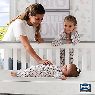 Simmons&reg; BeautySleep&trade; Happy Nights Foam Crib & Toddler Mattress. View a larger version of this product image.