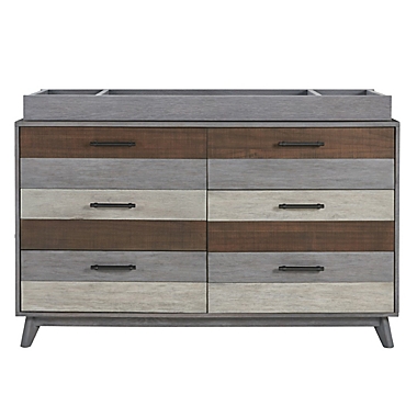 Soho Baby Cascade 6-Drawer Dresser in Grey. View a larger version of this product image.