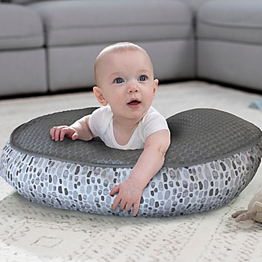 Boppy&reg; Luxe Nursing Pillow in Grey Brushstroke. View a larger version of this product image.