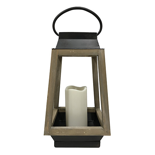 Alternate image 1 for Bee & Willow™ Home Medium Wood Lantern