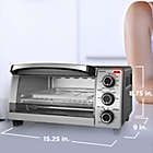 Alternate image 7 for Black &amp; Decker&trade; Natural Convection 4-Slice Toaster Oven in Stainless Steel