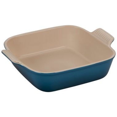Le Creuset&reg; Heritage 3 qt. Square Baking Dish in Deep Teal. View a larger version of this product image.
