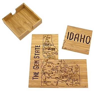 Totally Bamboo Idaho Puzzle 5-Piece Coaster Set. View a larger version of this product image.