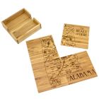 Alternate image 0 for Totally Bamboo Alabama Puzzle 5-Piece Coaster Set