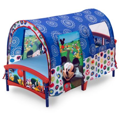 Disney Mickey Mouse Toddler Bed in Blue by Delta Children