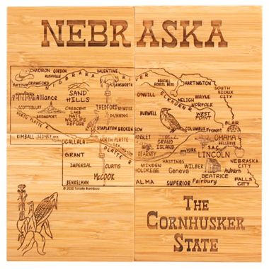 Totally Bamboo Nebraska Puzzle 5-Piece Coaster Set. View a larger version of this product image.