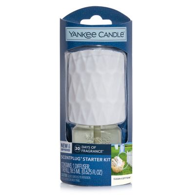 Yankee Candle&reg; ScentPlug&reg; Diffuser with Clean Cotton&reg; Refill