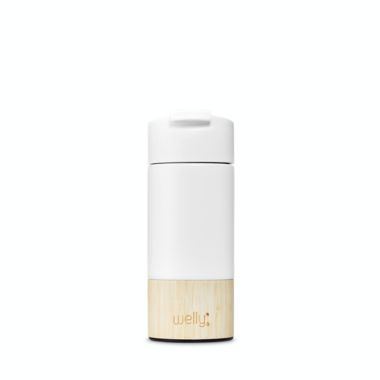 Welly&reg; Stainless Steel Traveler Bottle in White. View a larger version of this product image.
