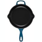 Alternate image 2 for Le Creuset&reg; Signature Cast Iron Skillet with Helper Handle in Deep Teal