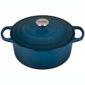 Le Creuset&reg; Signature 5.5 qt. Cast Iron Covered Round Dutch Oven in Deep Teal
