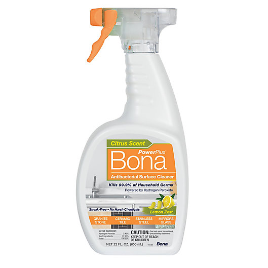 Alternate image 1 for Bona PowerPlus® 22 oz. Lemon Zest Antibacterial Surface Cleaner