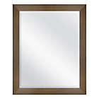 Alternate image 0 for 26.5-Inch x 32.5-Inch Wedge Wall Mirror in Rustic Brown
