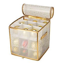 Simplify 27-Count Ornament Storage Box in Gold