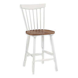 OSP Home Furnishings Eagle Ridge 26-Inch Counter Stool with White/Toffee