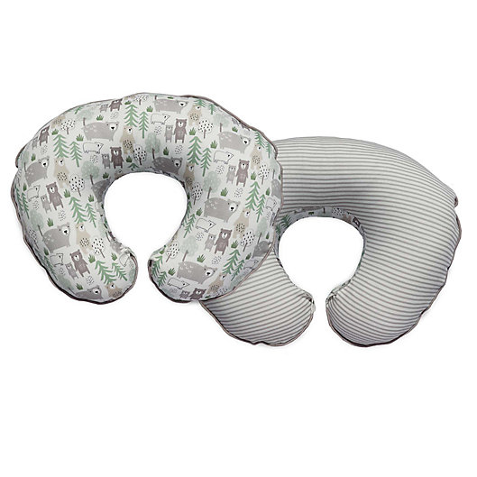 Alternate image 1 for Boppy® Organic Cotton Nursing Pillow Cover in Taupe Bear