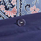 Alternate image 10 for Intelligent Design Odette 4-Piece Reversible Twin/Twin XL Duvet Cover Set in Blue