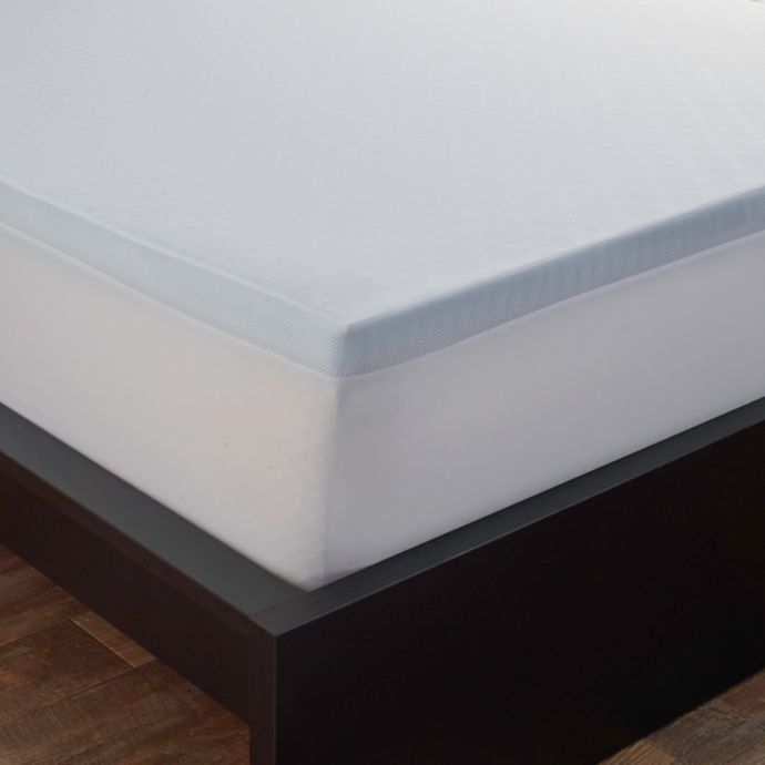 Therapedic 2 Inch Swirl Gel Memory Foam Mattress Topper Bed Bath Beyond