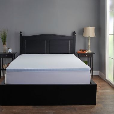 Therapedic&reg; 2-Inch Swirl Gel Memory Foam Twin XL Mattress Topper. View a larger version of this product image.
