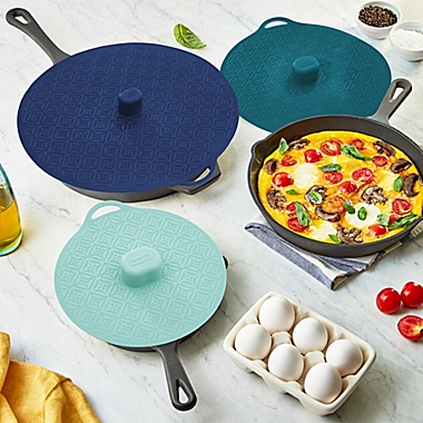 Dash&reg; 3-Piece Multi-Function Silicone Lid Set. View a larger version of this product image.