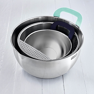 Dash&reg; 5-Piece Stainless Steel Mixing Bowl Set. View a larger version of this product image.