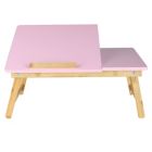 Alternate image 0 for Mind Reader Adjustable Bamboo Laptop Bed Tray