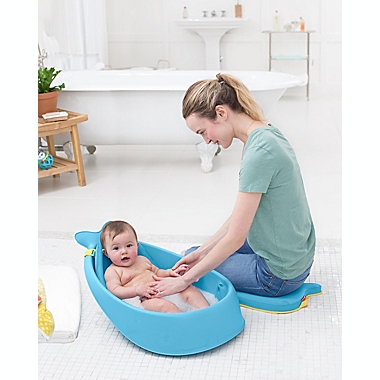 SKIP*HOP&reg; Moby&reg; Smart Sling&trade; 3-Stage Tub in Blue. View a larger version of this product image.