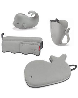 SKIP*HOP&reg; Moby&reg; 4-Piece Bath Time Essentials Kit in Grey