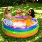Alternate image 1 for Pool Candy Adult Inflatable Rainbow Sunning Pool