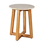 Alternate image 0 for Bee &amp; Willow&trade; Mango Wood Side Table in Natural/White Marble