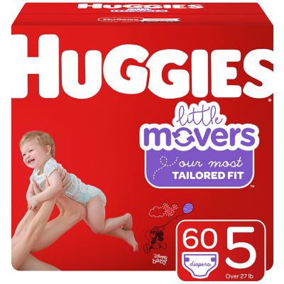 Huggies&reg; Little Movers&reg; Size 5 60-Count Disposable Diapers