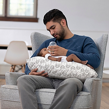 Boppy&reg; Original Nursing Pillow and Positioner in Grey Cable. View a larger version of this product image.