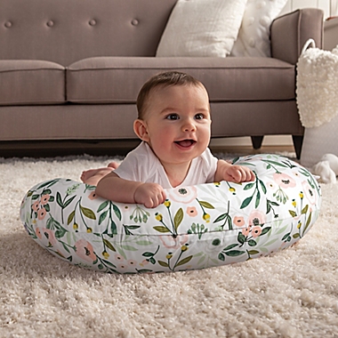Boppy&reg; Original Nursing Pillow and Positioner in Pink Garden. View a larger version of this product image.