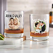 Couple Personalized Photo Whiskey Glass