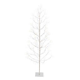 Gerson Electric Birch Christmas Tree in White