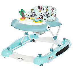 Dream on Me Aloha Fun Activity 2-in-1 Baby Walker and Rocker in Blue