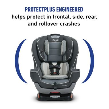 Graco&reg; Extend2Fit&reg; Convertible Car Seat in Kenzie. View a larger version of this product image.