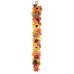 OIC Products 6-Foot Faux Sunflower Garland in Yellow