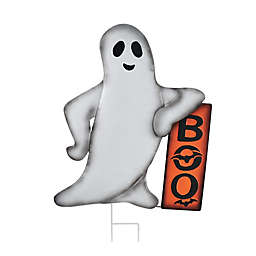 OIC Products 24.4-Inch "Boo" Ghost Outdoor Yard Decoration in White