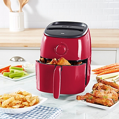 Dash&reg; Express Tasti-Crisp&trade; 2.6 qt. Air Fryer in Red. View a larger version of this product image.