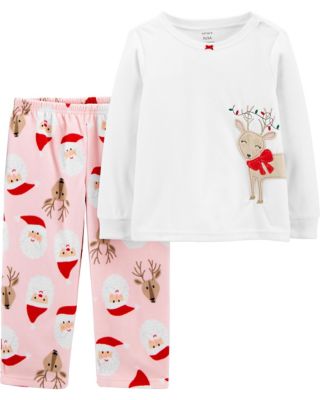 carters fleece christmas pajamas