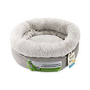 Bolster Round Pet Bed in Cobblestone