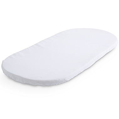 Delta Children 2-Pack Fitted Bassinet Sheets in White. View a larger version of this product image.